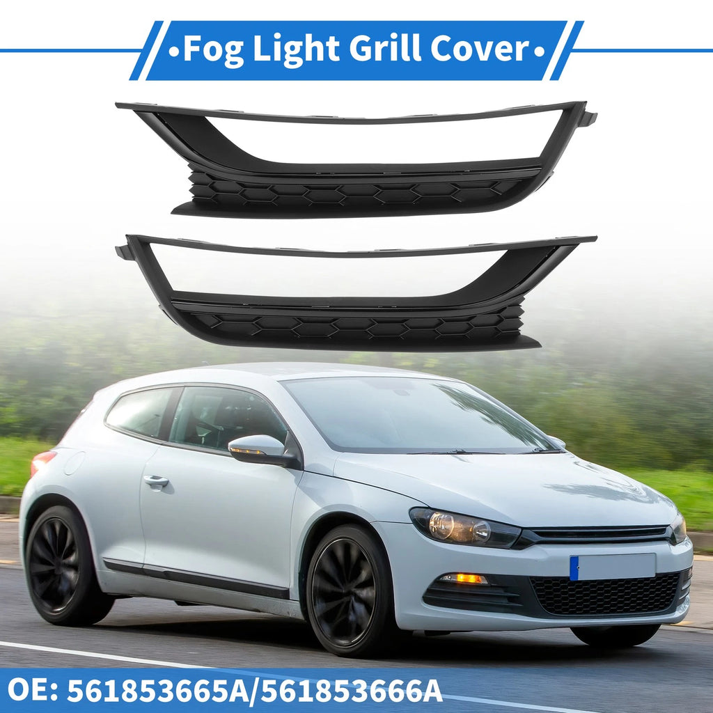 Front Fog Light Grill Pair Replacement for Volkswagen Passat (2006–2014)