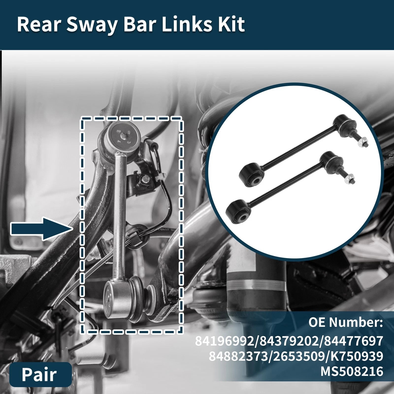 Rear Stabilizer Link Bushingless for Chevrolet Equinox (2018–2023)
