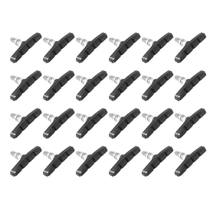 Set of 12 Brake Pads for Bicycle (70mm Symmetrical Thread)