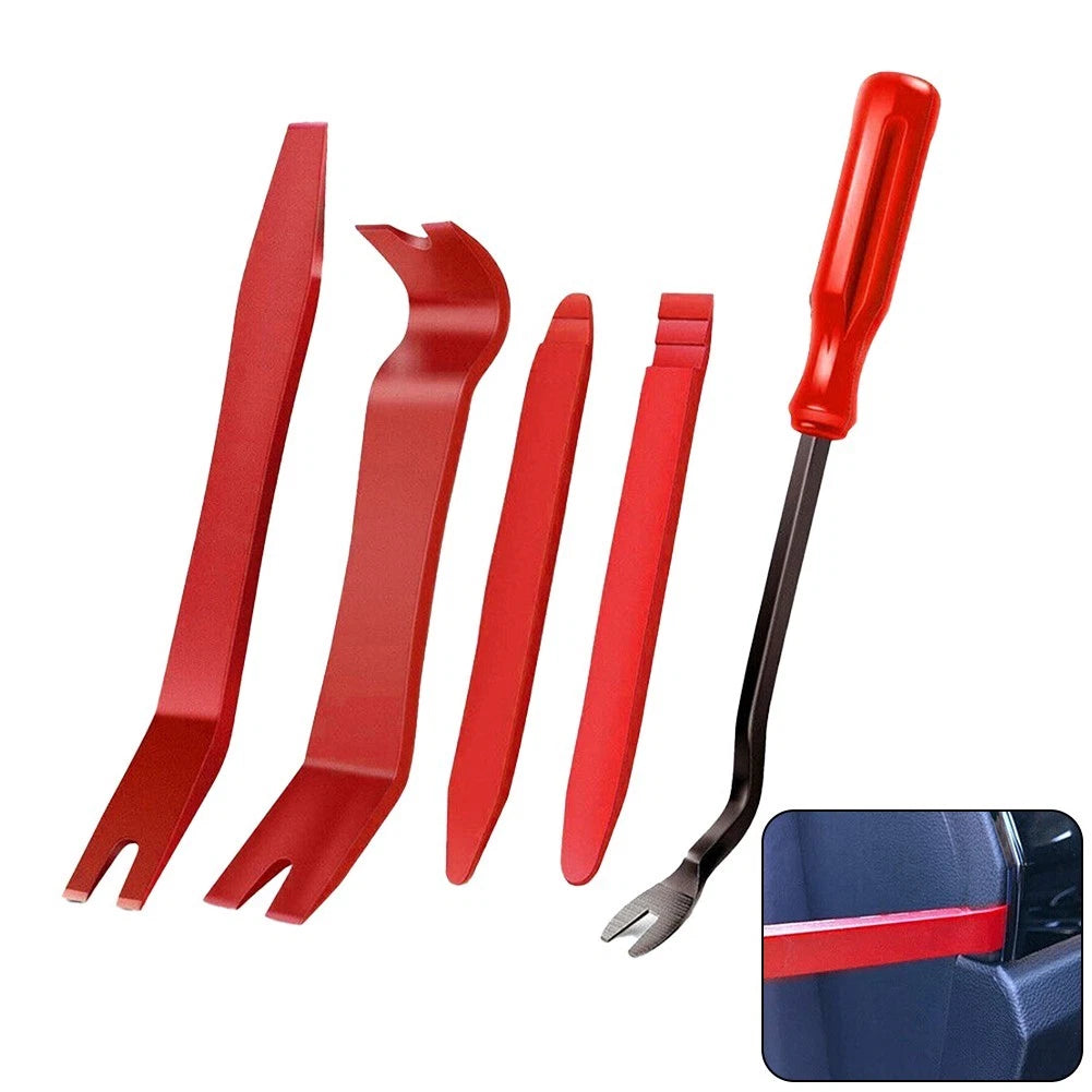 5 Piece Set for Car Radio and Door Panel Disassembly
