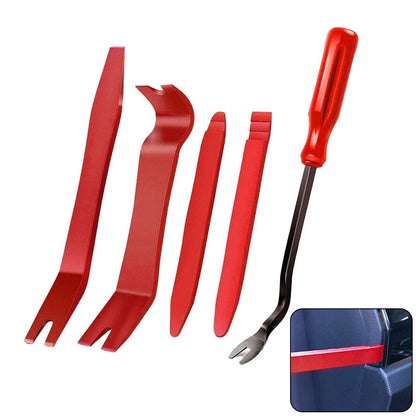 5 Piece Set for Car Radio and Door Panel Disassembly