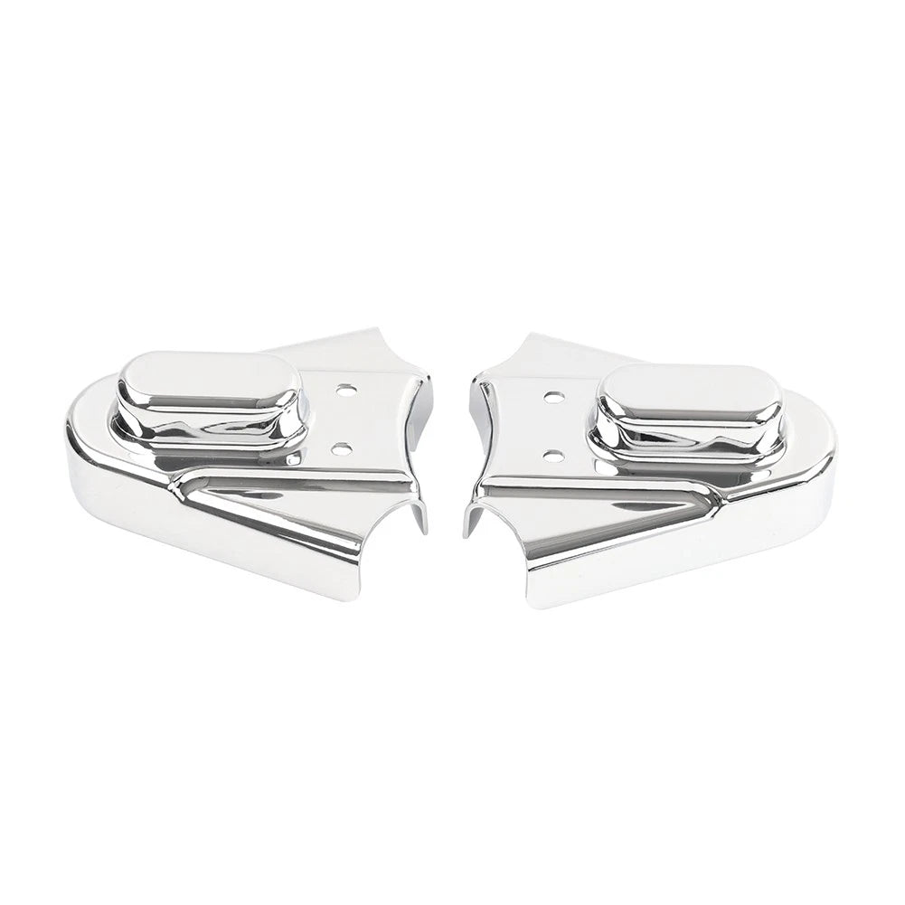Chrome Rear Phantom Swingarm Axle Covers Kit for Harley Softail (1990–2023)