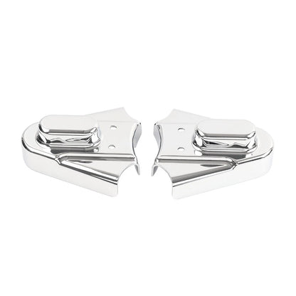 Chrome Rear Phantom Swingarm Axle Covers Kit for Harley Softail (1990–2023)