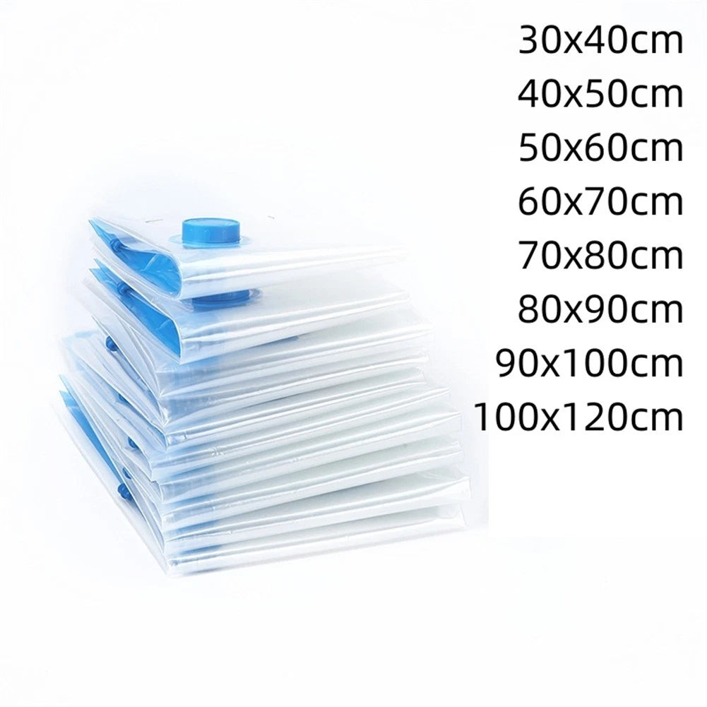 Set of 4 Transparent Vacuum Storage Bags for Practical Tools