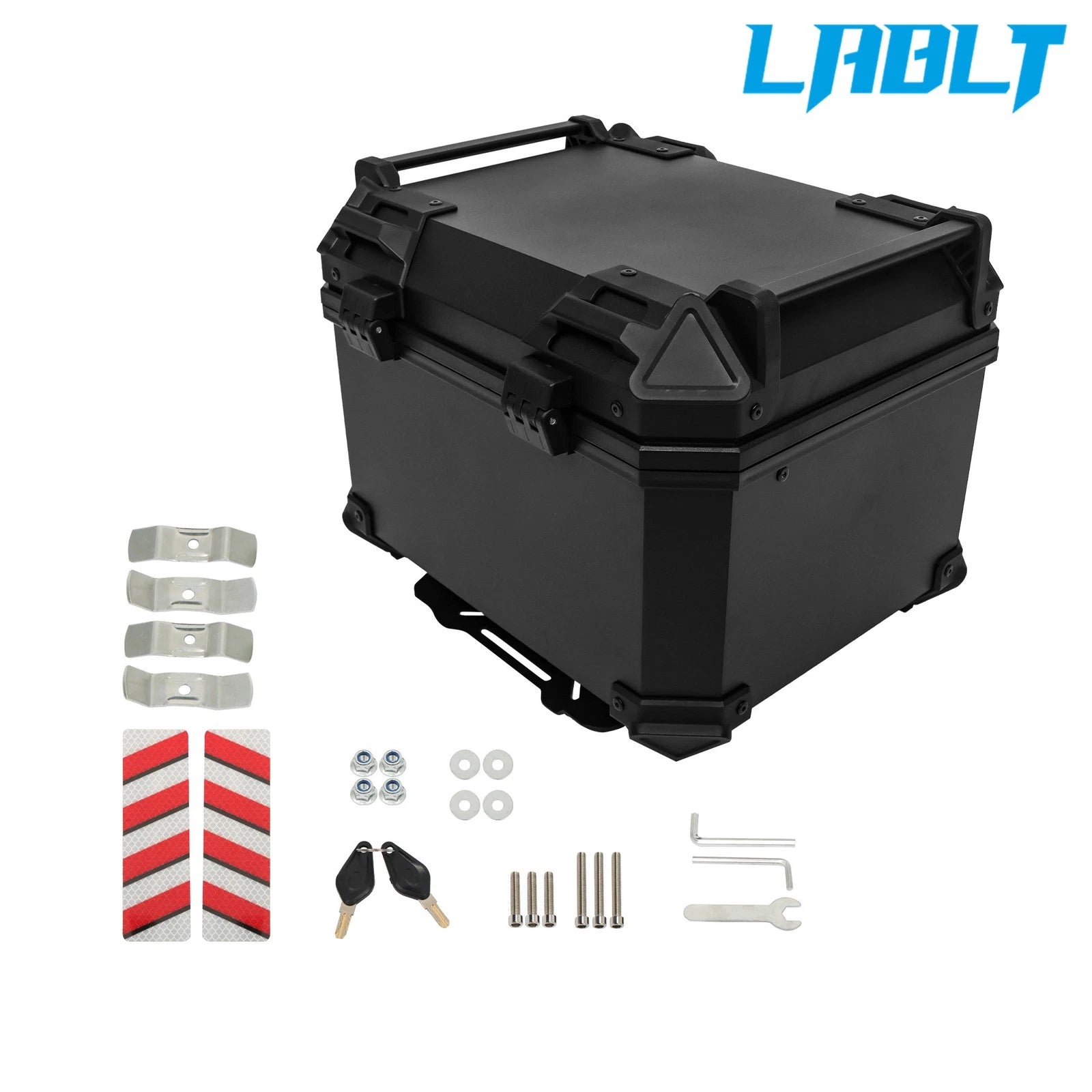 45L Waterproof Rear Tour Box for Motorcycle with Security Lock