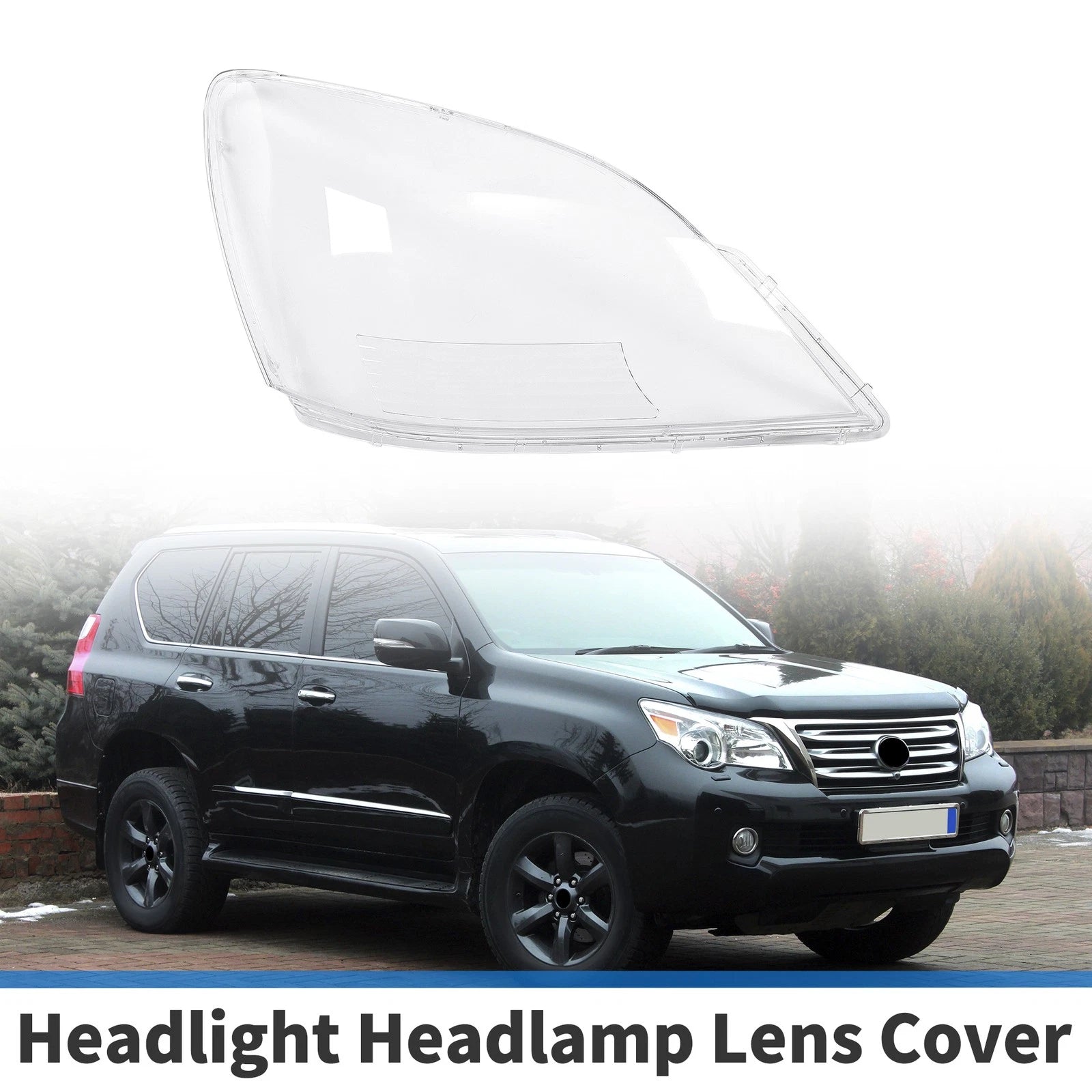 Front Right Headlight Lens Cover Replacement for Lexus GX470 (2003–2009)