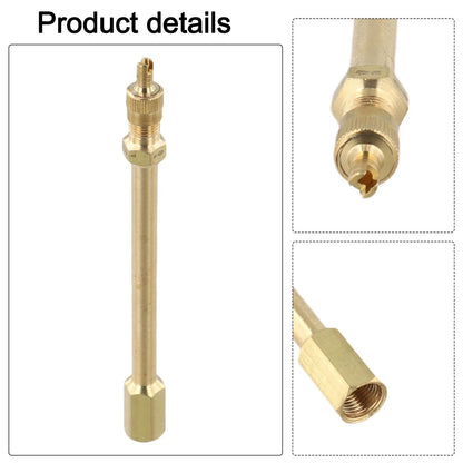 Portable Copper Valve Stem Extension Pole for Truck and Lorry Tires (100mm)