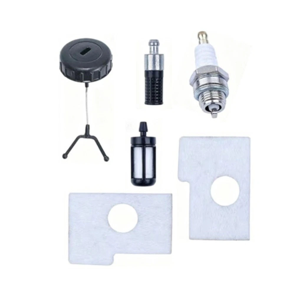Chainsaw Filter Kit & Oil Pump Assembly for Heavy Duty Logging (Black Finish)