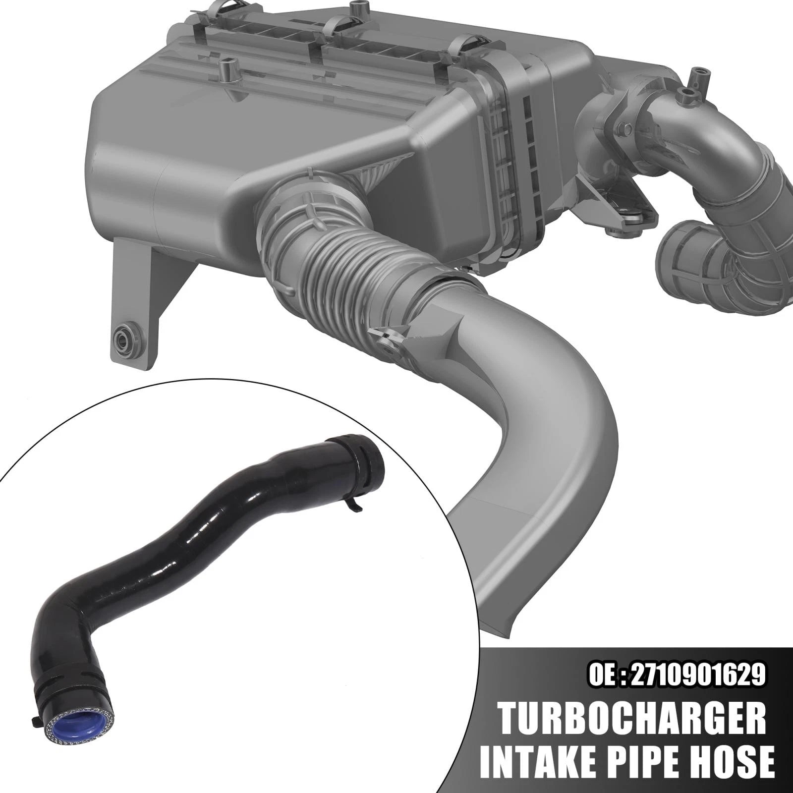Turbocharger Intake Pipe Hose Replacement for Mercedes-Benz C200 (2010–2013)
