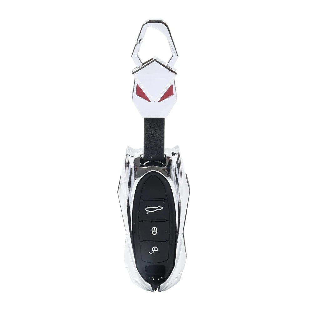 Remote Key Shell Case for Porsche 718 911 Macan Cayenne Cayman Boxster (2016–2023)