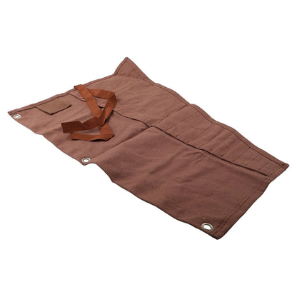 Waterproof Tool Roll Bag with 16 Pockets for Tools and Equipment