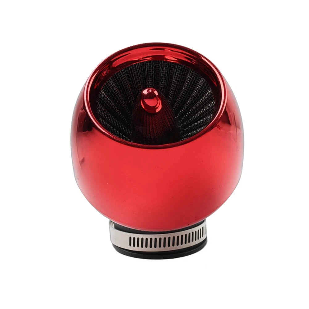 Air Intake Filter Cone Pod for Universal ATV Scooter (28MM/35/42/48MM) Red