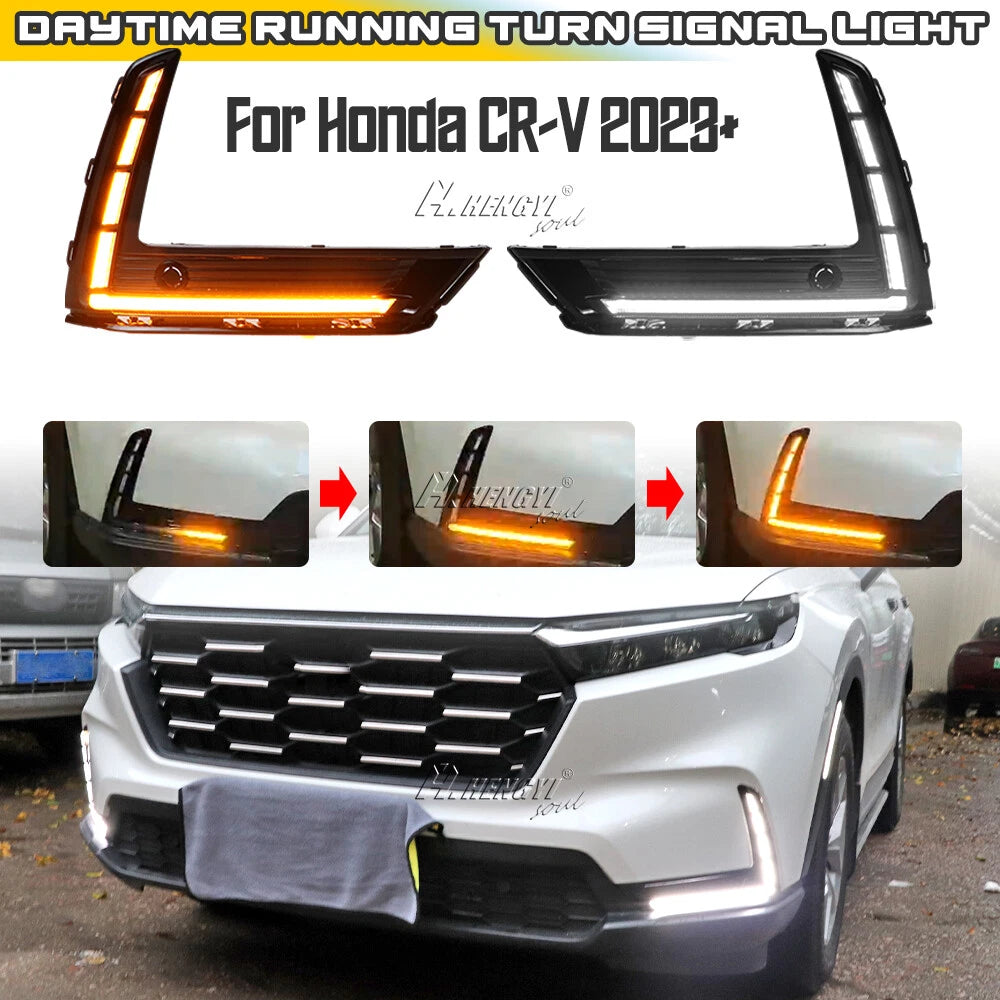 LED DRL Fog Lamp Turn Signal for Honda CR-V (2023–2024)