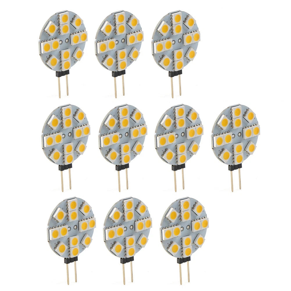 G4 Socket Warm White 5050 SMD LED Bulb for Car RV Landscape (2010–2023)