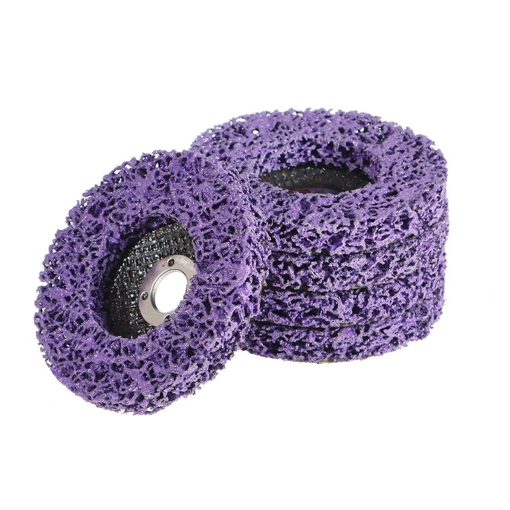 5 Pack 4" Poly Strip Disc Wheel for Angle Grinder