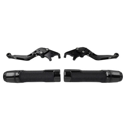 Set of 2 Black Extendable Brake Clutch Levers for Daytona 675 R