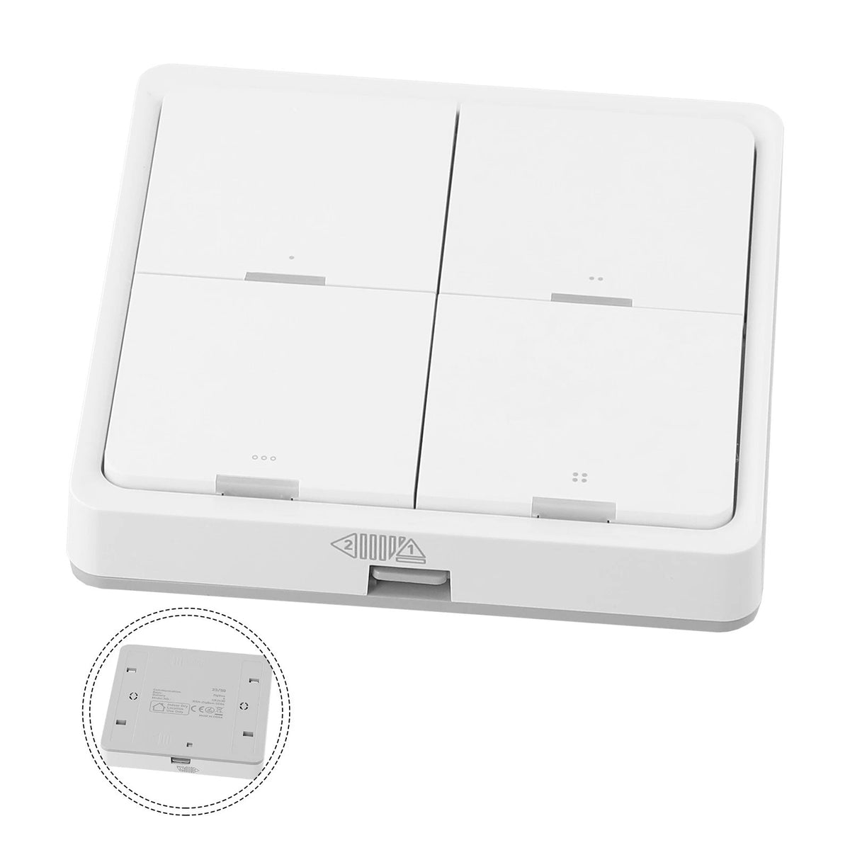 4 Gang ZigBee Wireless Scene Switch for Home Automation