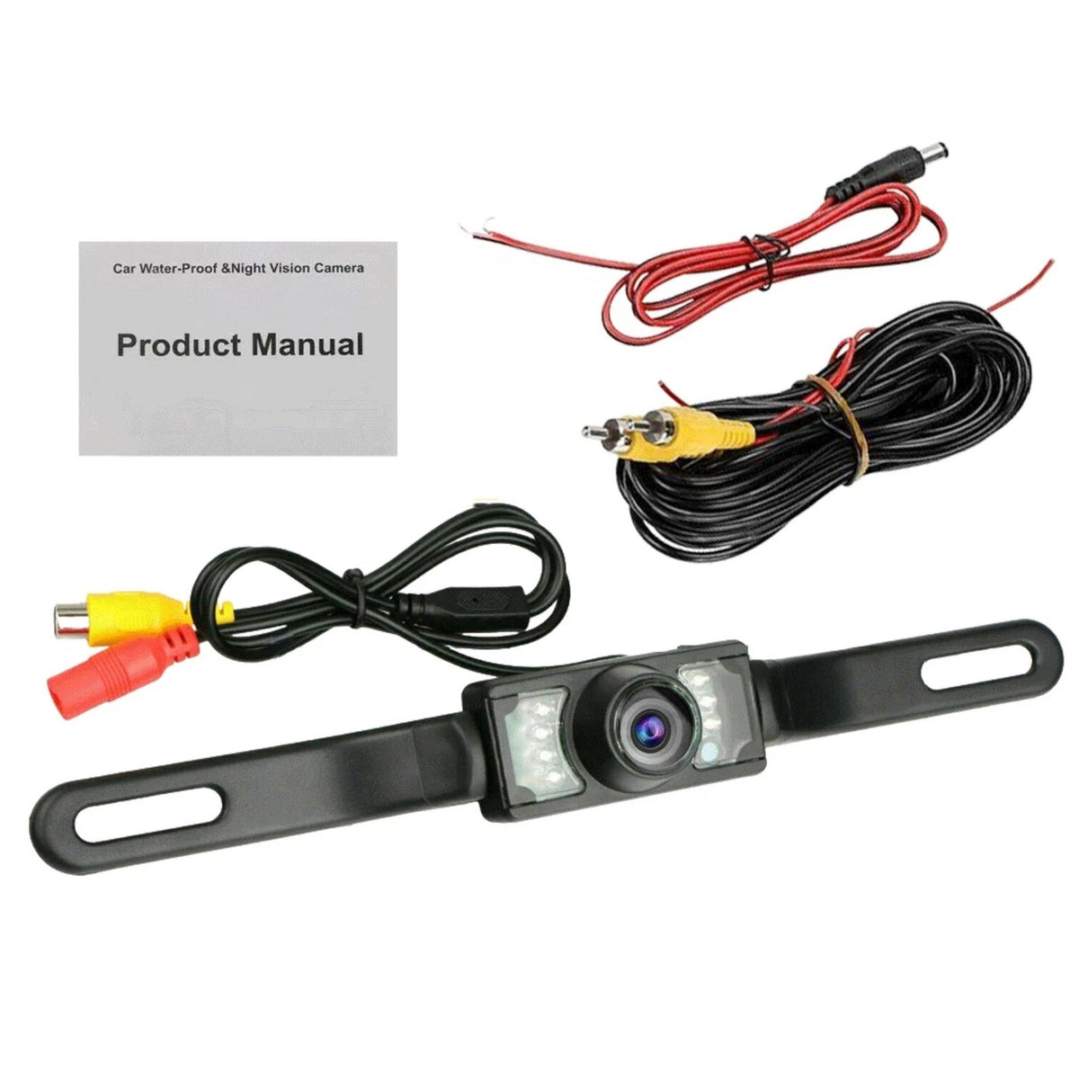 HD 720P Reverse Backup Camera for Cars (IP68, Night Vision, 170° Wide Angle)