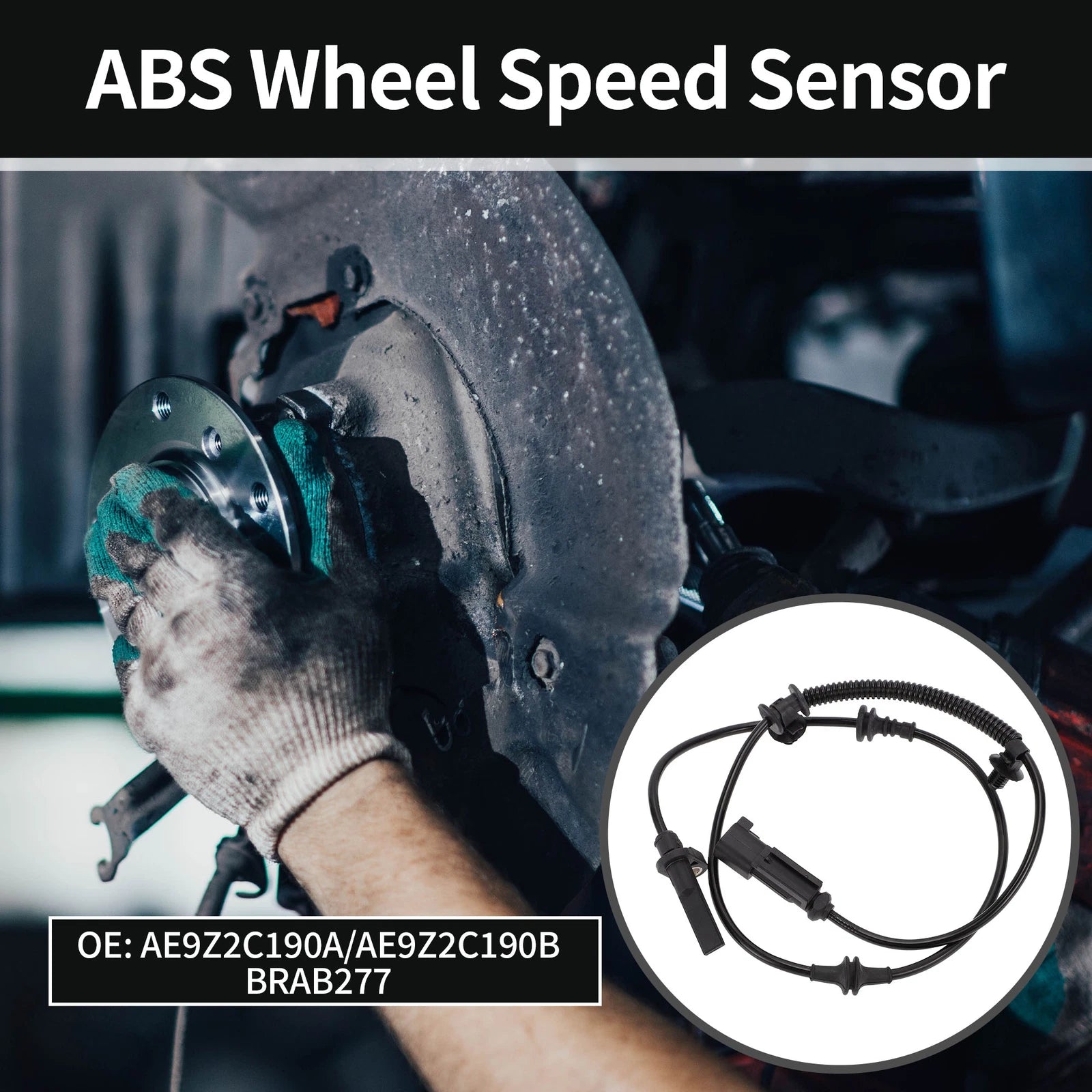 ABS Sensor No.AE9Z2C190A for Ford Explorer (2011–2018) Rear Left/Right