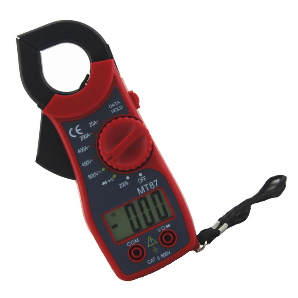 MT87 Portable Digital Clamp Meter for Resistance and Voltage Testing