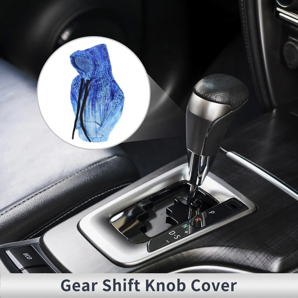 Gear Shift Knob Cover for Universal Vehicles (3D Printed, Blue Gradient)