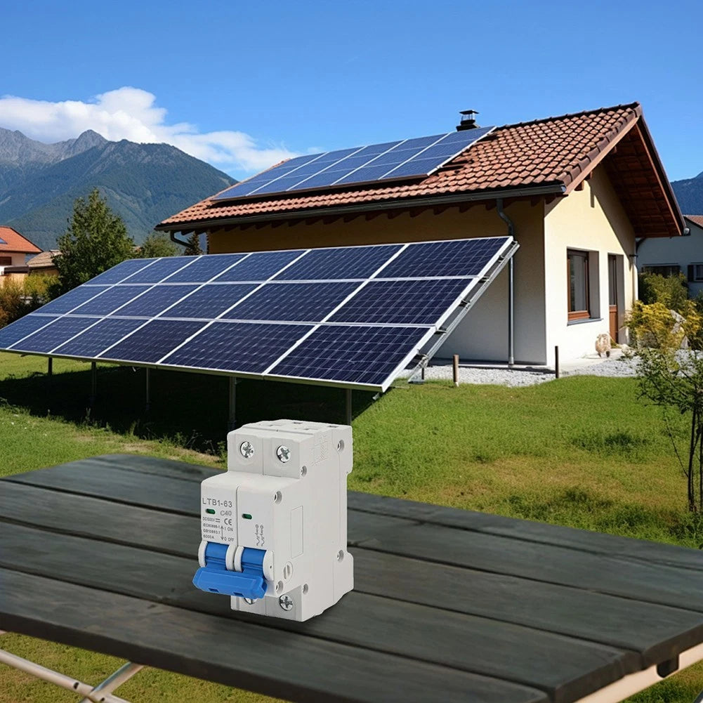 2 Pole 40A Solar DC Circuit Breaker for DIN Rail (1000 Volt)