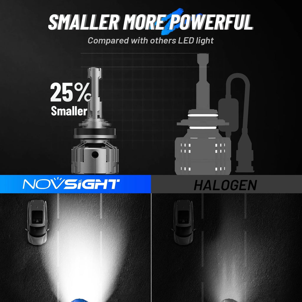 2X H11 H8 LED Headlight Bulbs Conversion Kit 28000LM 6500K for