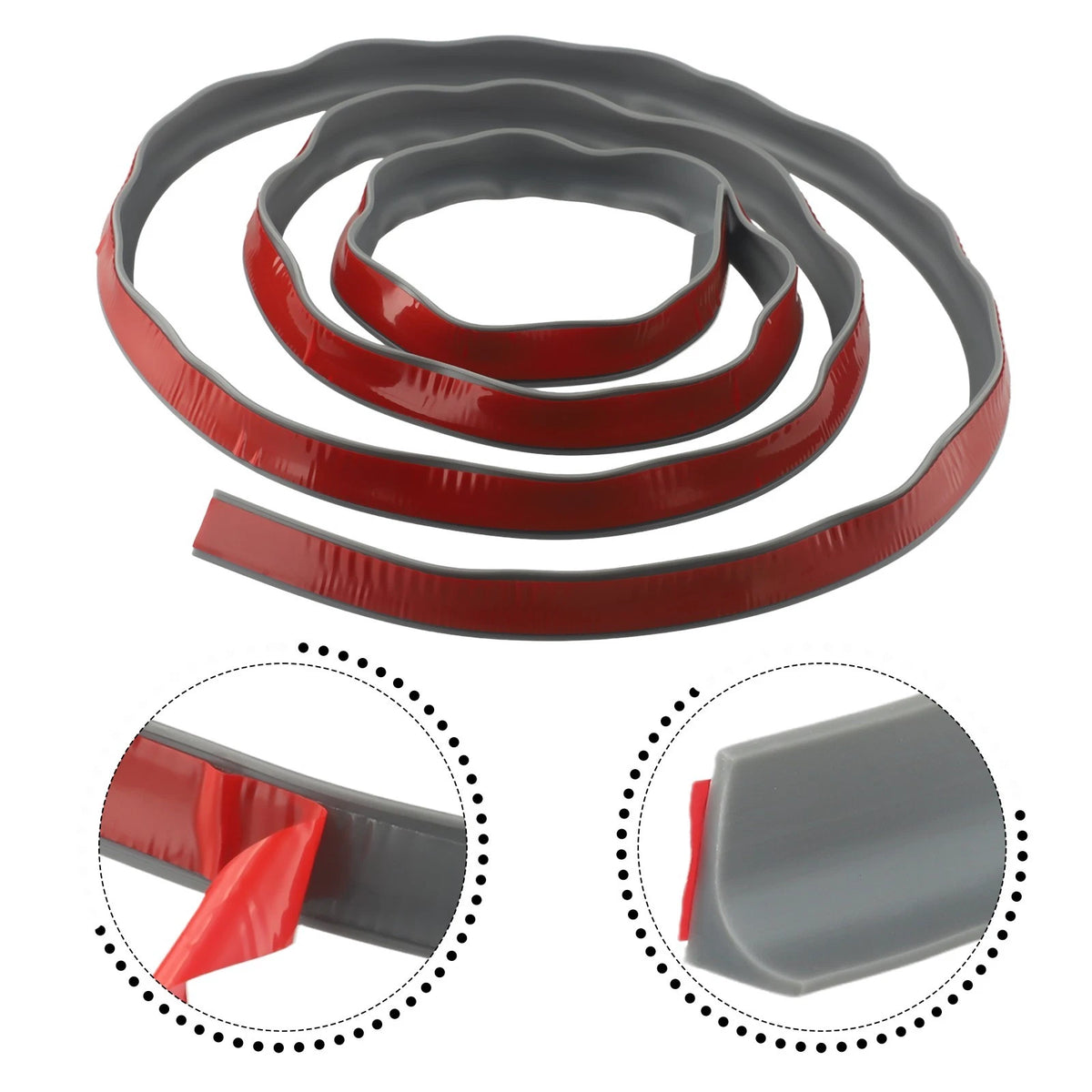 Flexible Silicone Water Barrier Strip for Wet & Dry Separation