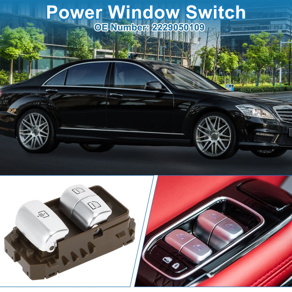 Front Left Power Window Switch for Mercedes-Benz S450 (2018–2021)