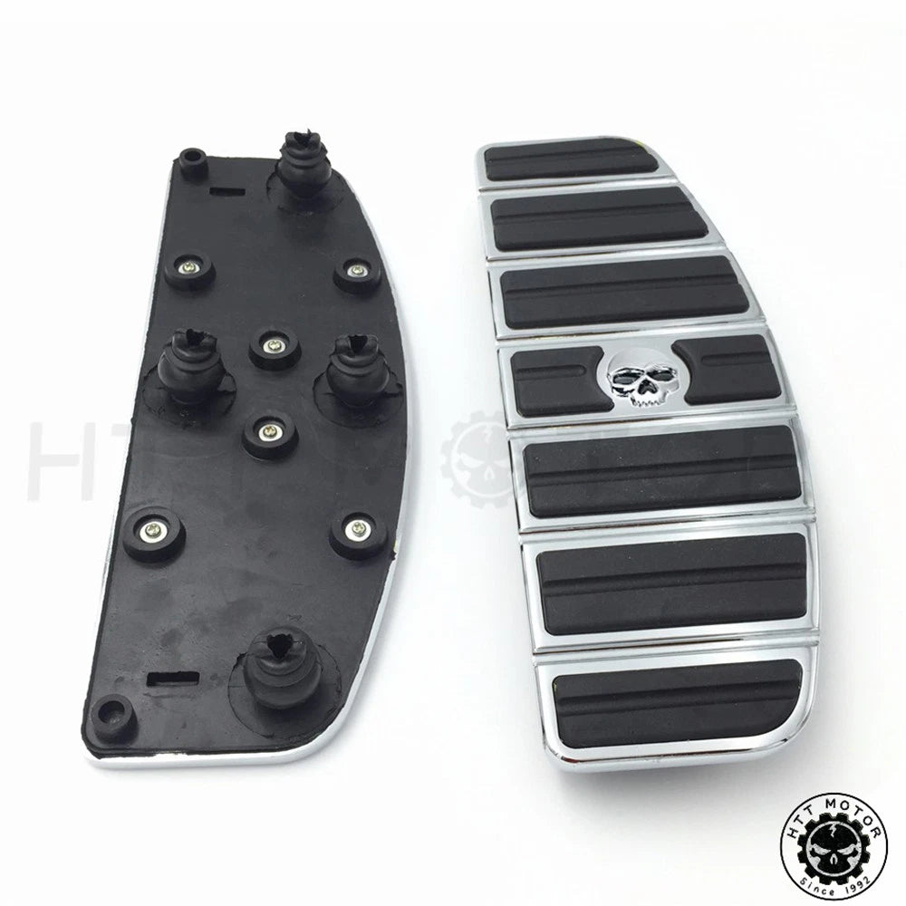 Skull Rider Footboard Insert Kit for Harley Touring/Softail (1987–2015)