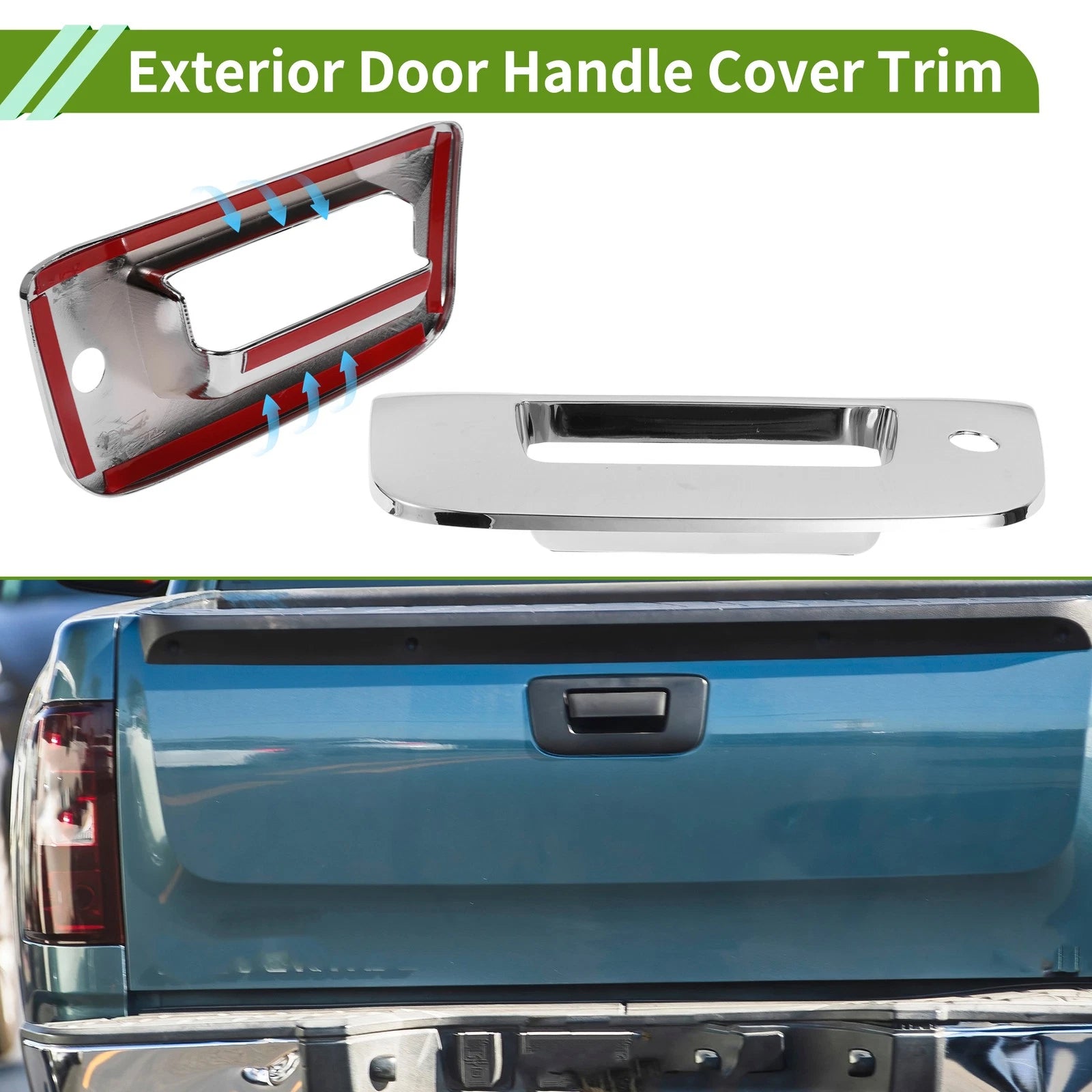 Exterior Door Handle Cover Trim for Chevy Silverado 1500 (2007–2013)