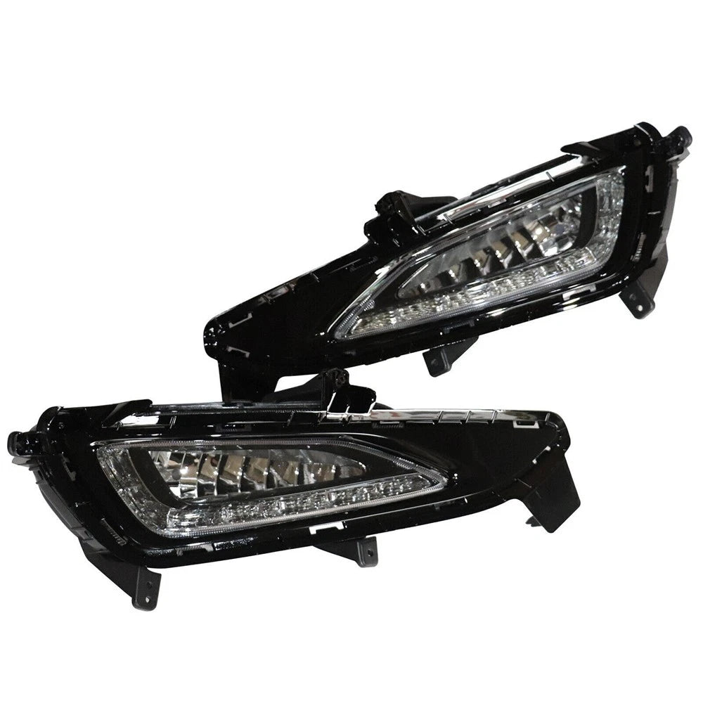 2Pcs Bumper LED DRL Daytime Running Lights for Hyundai Tucson (2015–2017)