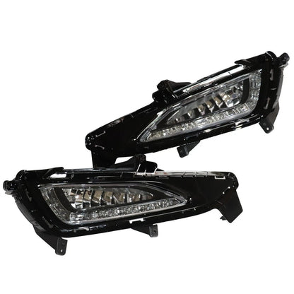 2Pcs Bumper LED DRL Daytime Running Lights for Hyundai Tucson (2015–2017)