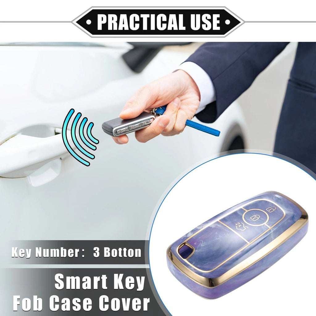 3 Button TPU Key Fob Cover Case Replacement for Ford Explorer (2016–2023)
