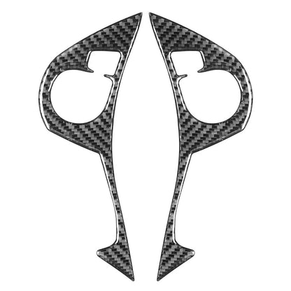 Carbon Fiber Steering Wheel Button Cover For Honda Accord 2013-2017