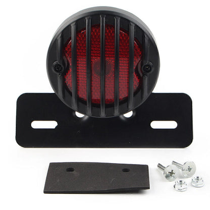 Side Mount Tail Light License Plate Bracket for Universal Motorcycle