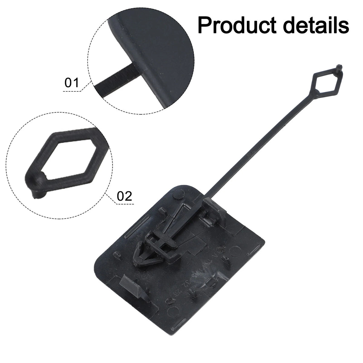 Quality Replacement Rear Bumper Tow Hook Cover for Mercedes W164 09 11