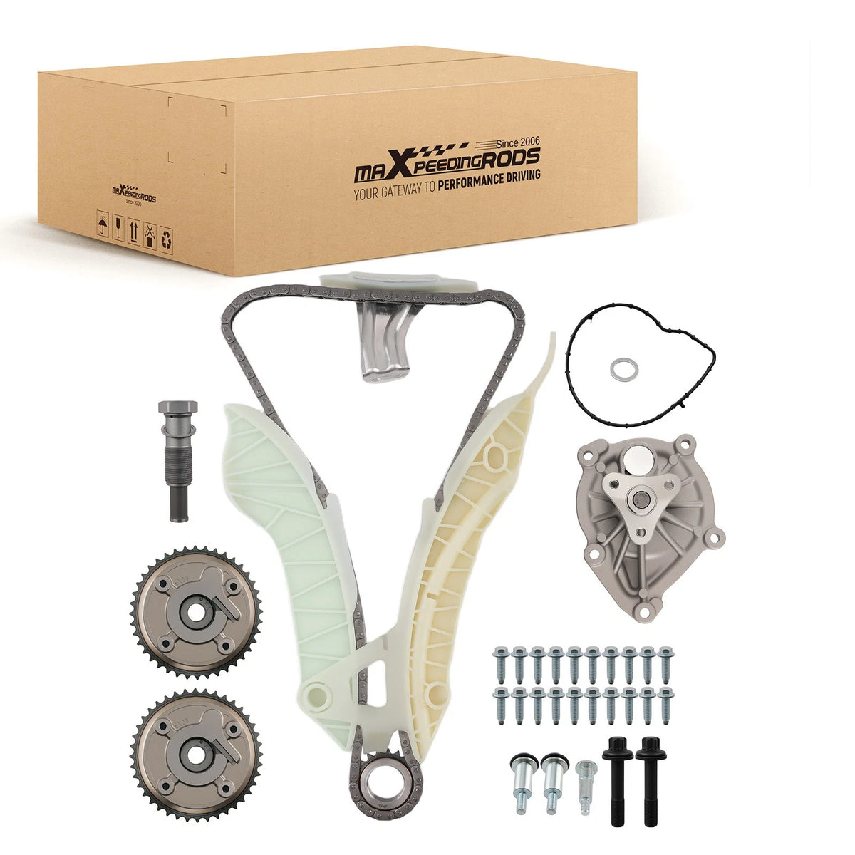 Timing Chain Kit & VVT Water Pump for Mini Cooper L4 1.6L (2007–2016) 11367545862
