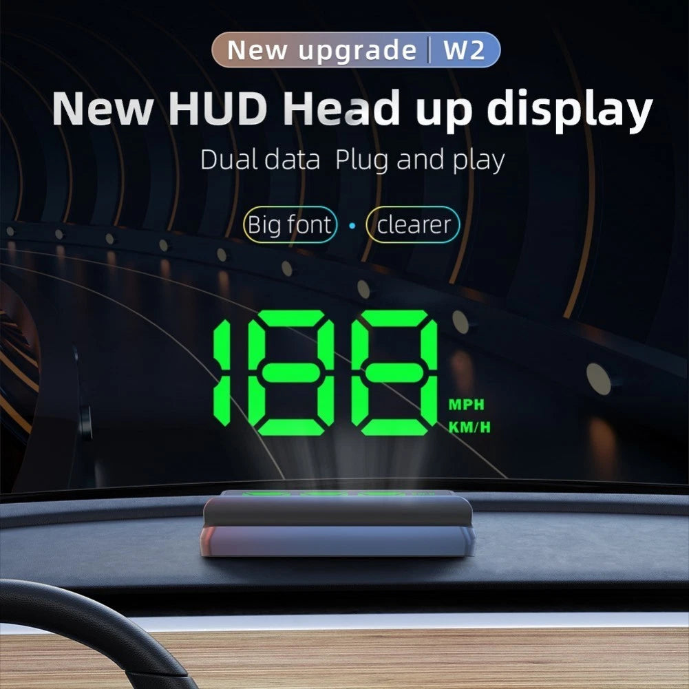 Car GPS Head Up Display Digital Speedometer HUD for Universal Vehicles
