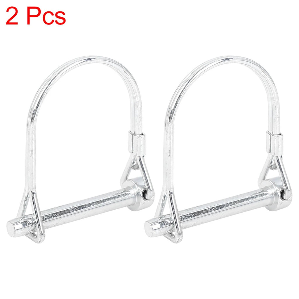 2pcs Bicycle Trailer Shaft Locking Pin for Safety Coupler Arch D Shape