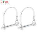 2pcs Bicycle Trailer Shaft Locking Pin for Safety Coupler Arch D Shape