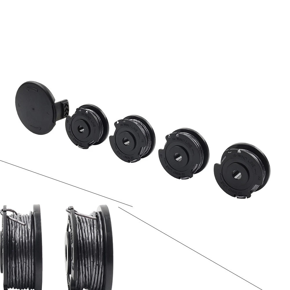 4X Strimmer Spool w/ Cover for Easy Grass Cut (18-230, 18, 23, F016800569)