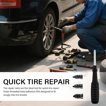 100Pcs Tire Repair Rubber Nails for Universal Use
