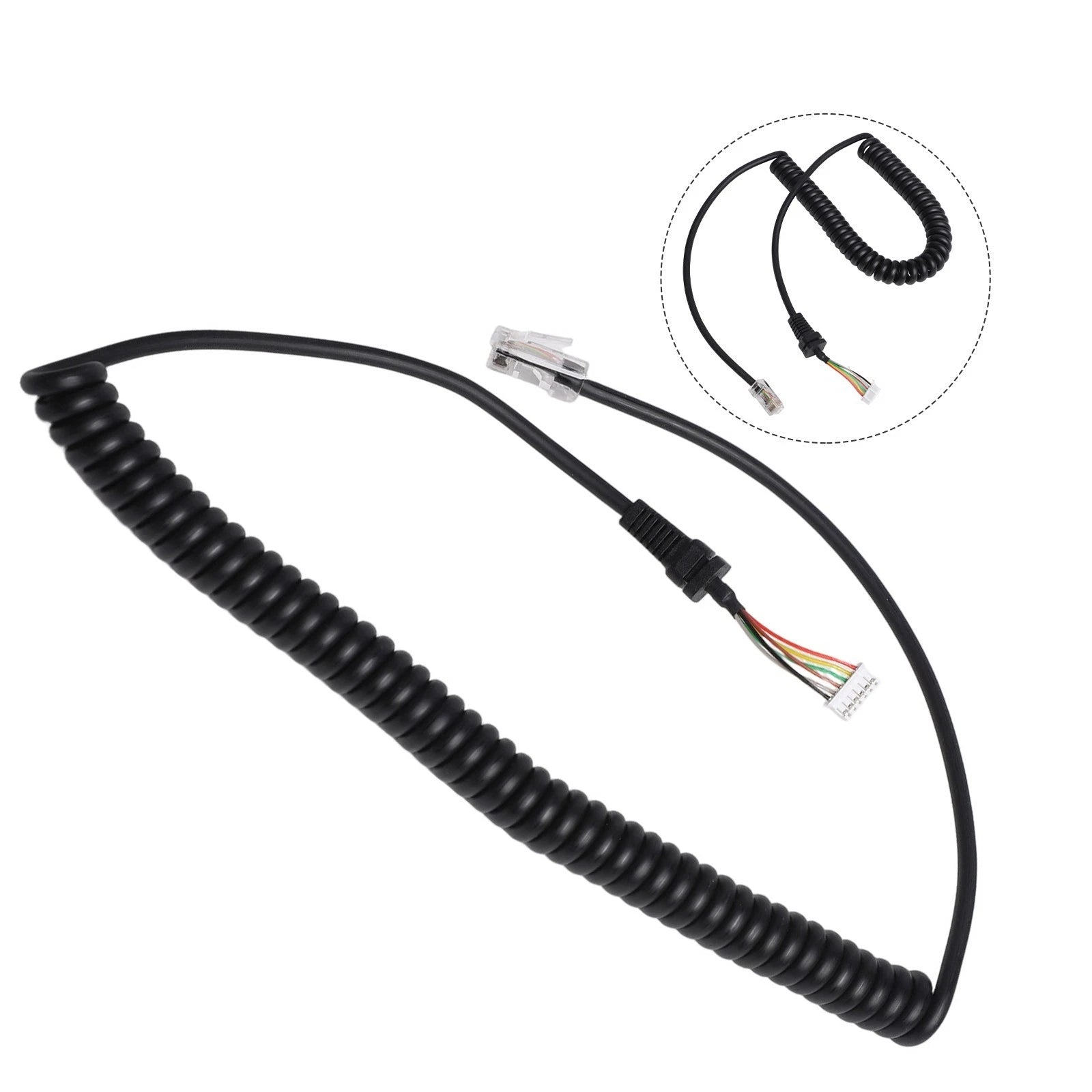 Microphone Cable Cord for Yaesu MH48 MH36 MH42 (Replacement)