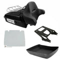 Chopped Trunk Backrest Mount Luggage Rack Plate for Harley Touring (2014–2026)