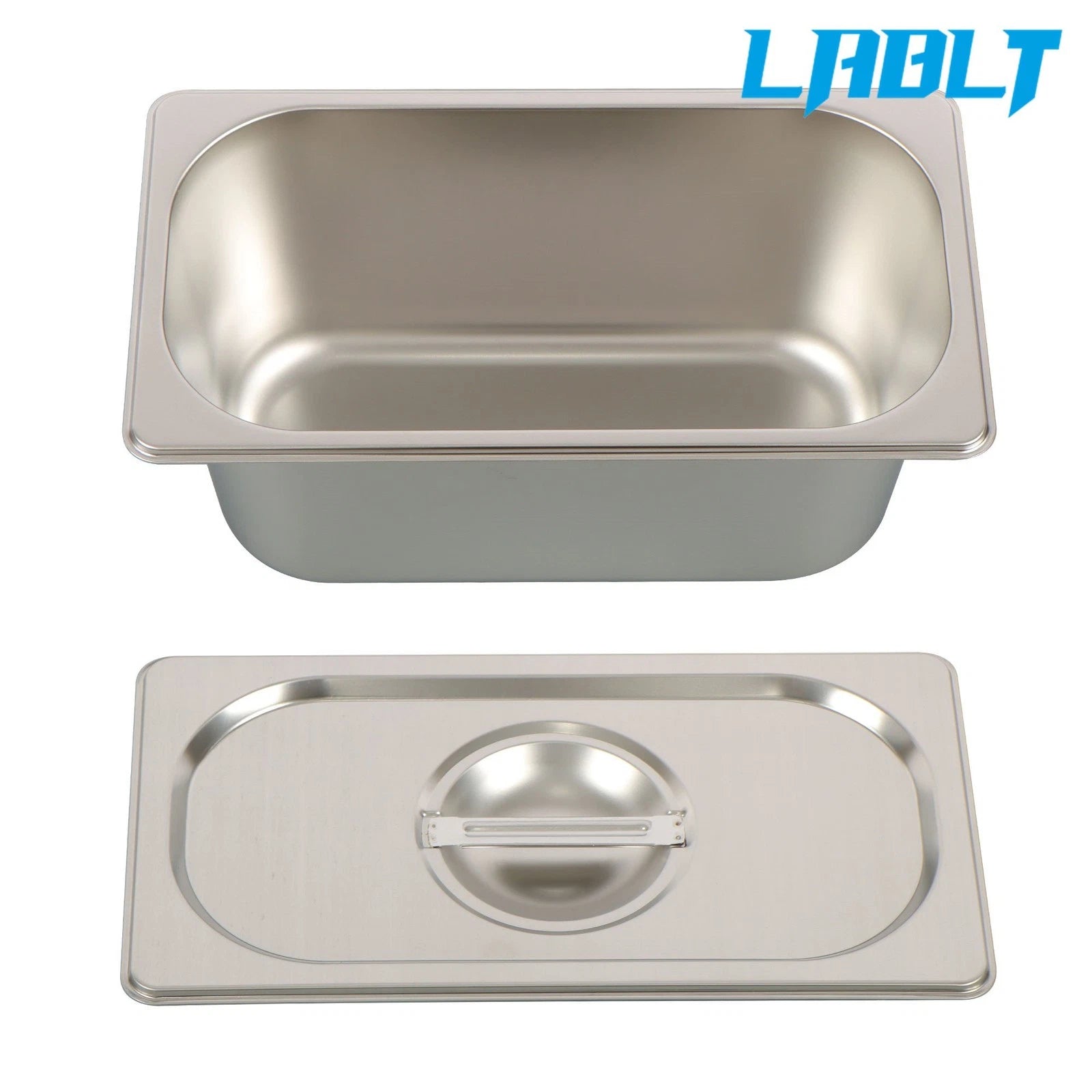 6X 6 Inch Deep Steam Table Pans for Standard Kitchen Utensils