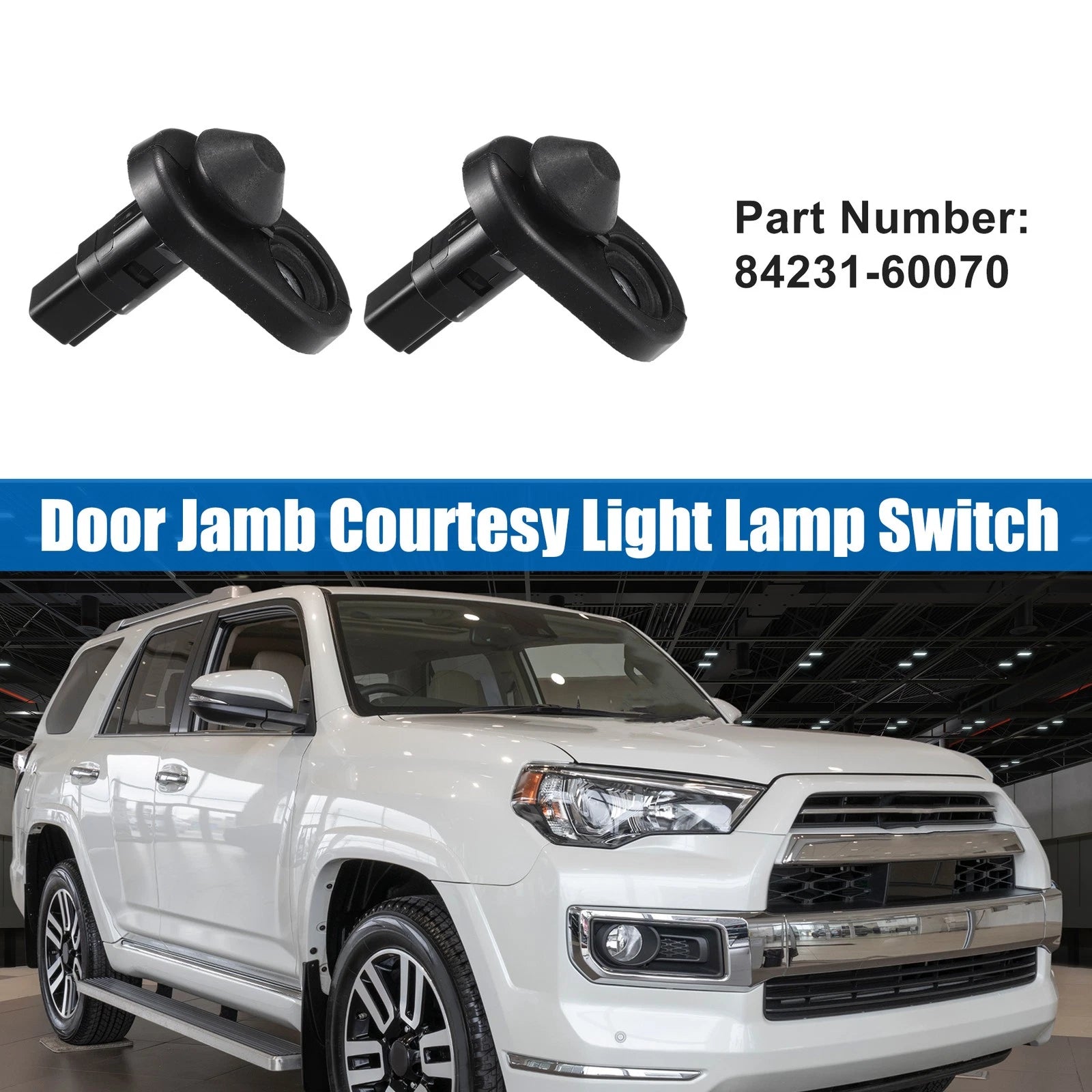 Front Door Jamb Light Switches Replacement 2 Pcs for Toyota (2008–2013)