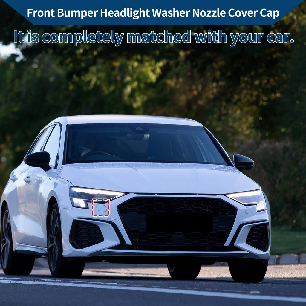 Washer Nozzle Cover Cap Front Right for Audi A3 (2008–2014) Black