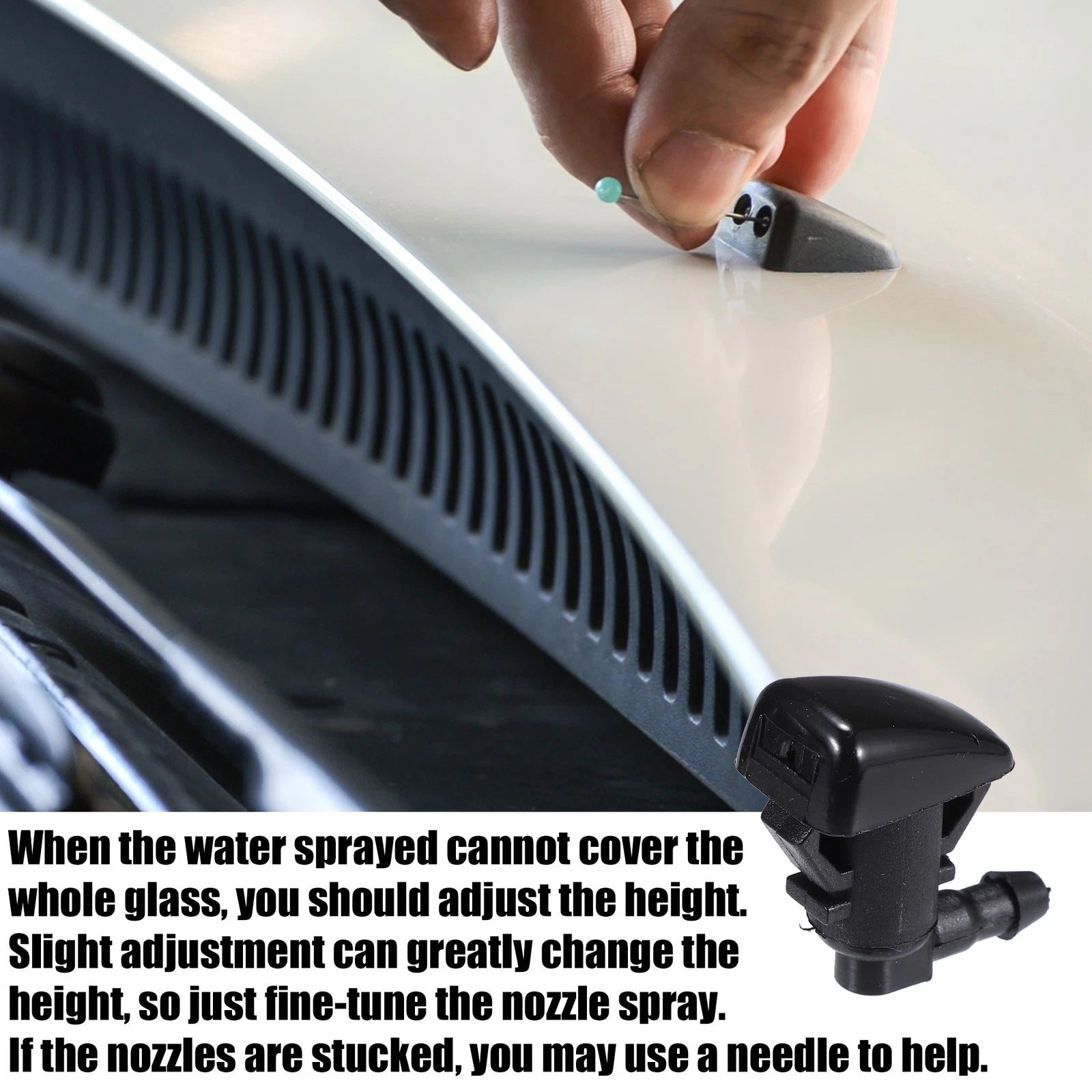 Windshield Washer Water Nozzle Spray Kit for GMC Acadia (2014–2015)
