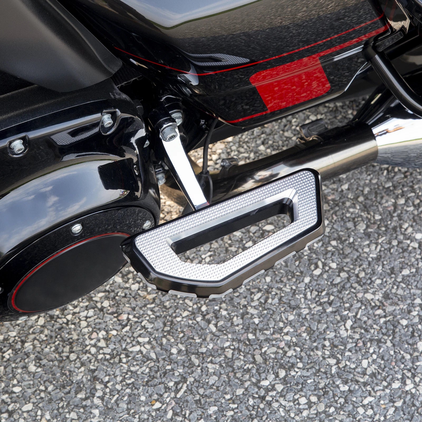 Driver & Passenger Floorboards for Harley Road Glide (1993–2025)